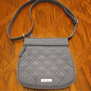 Vera Bradley Double‎ Zip Hipster Crossbody Bag.
